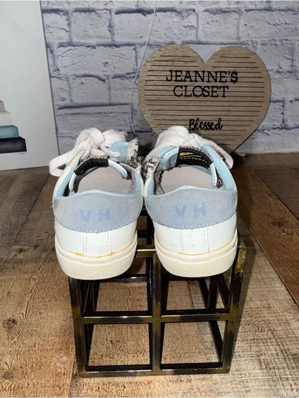 Vintage Havana girls blue pop size 1 sneakers shoes